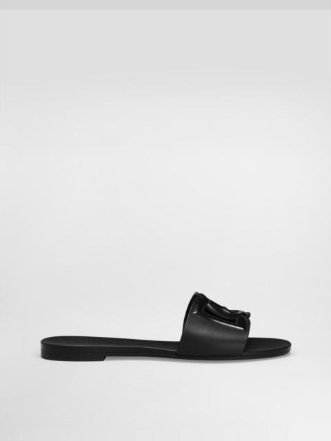 Rubber beachwear sliders