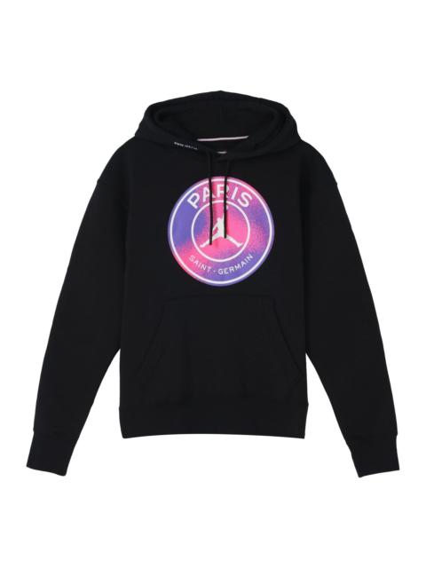 Air Jordan Paris Saint-Germain Printing Fleece Pullover Black CZ0816-010