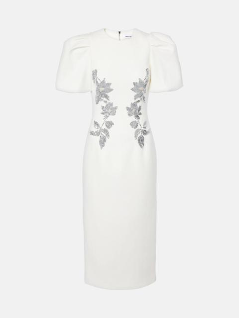 Bridal Lucilla embellished midi dress
