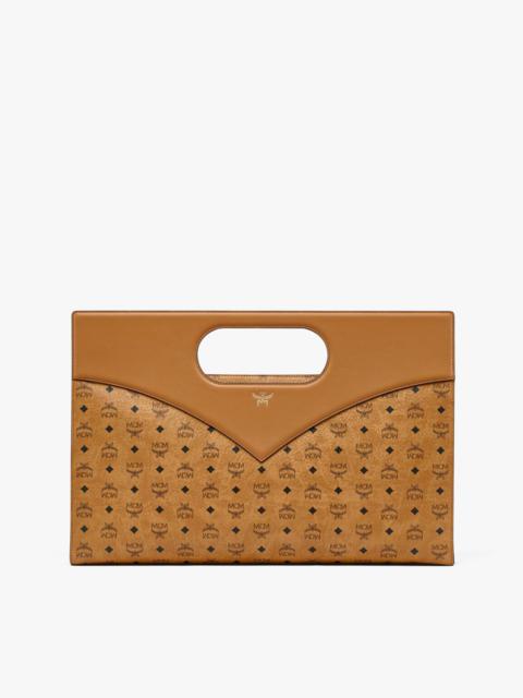 Diamond Tote in Visetos Leather Mix