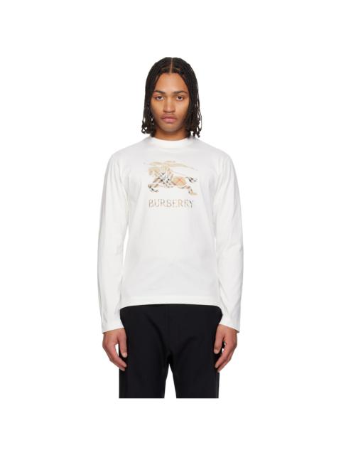 White EKD Long Sleeve T-shirt