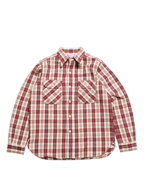 Lot.3104 FLANNEL SHIRTS - E-Pattern - ONE WASH - 3104E-25