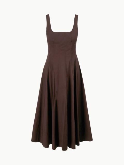 STAUD WELLS DRESS EARTH