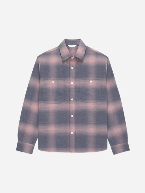 Utility Flannel - Mauve Ombre