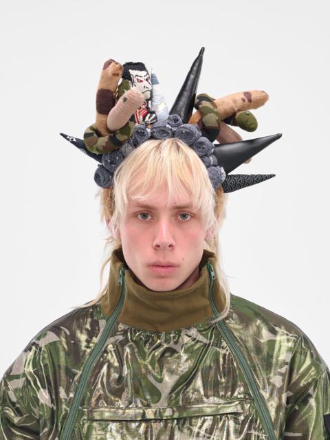 Punk Spiked Plush Headband