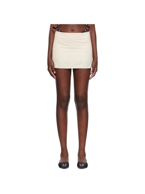 Off-White Belted Miniskirt