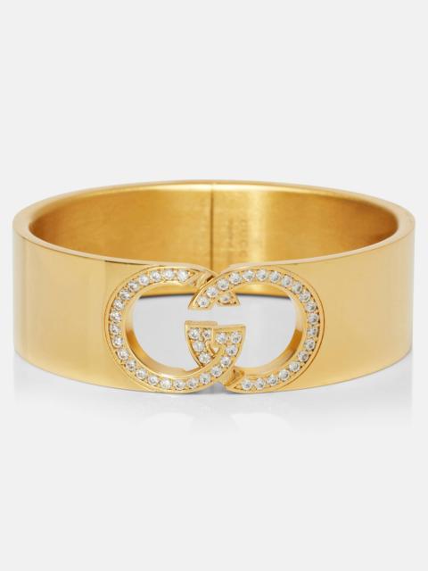 GG crystal-embellished bangle