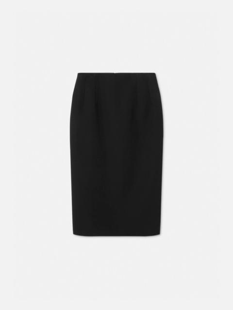 Grain de Poudre Pencil Midi Skirt