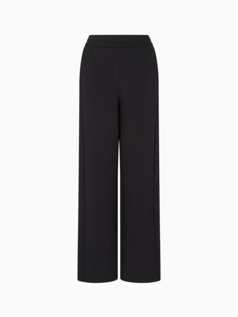 ASV DOUBLE JERSEY TROUSERS WITH AN ELASTICATED WAIST