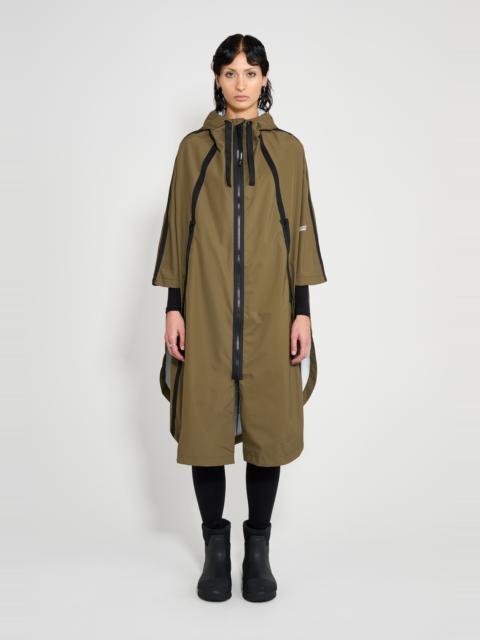 Concert Tape Poncho Green