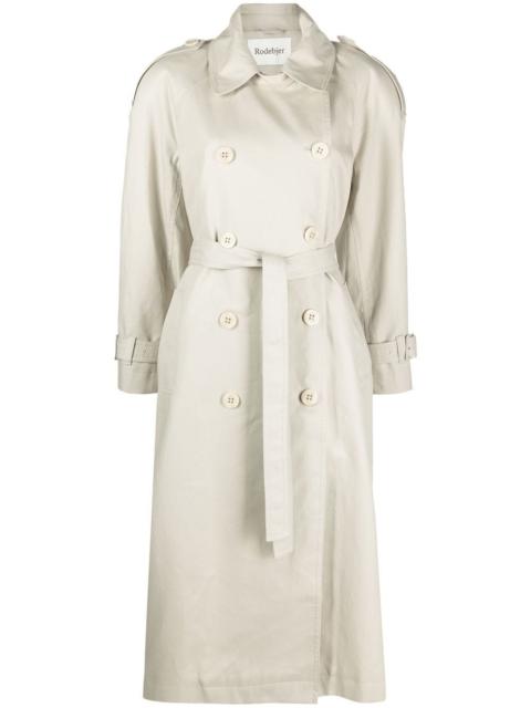 Lois double-breasted trench coat