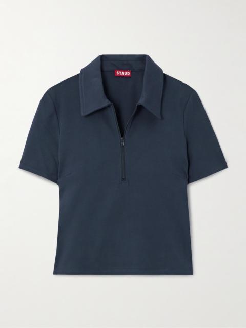 Lonnie Stretch-ponte Polo Shirt