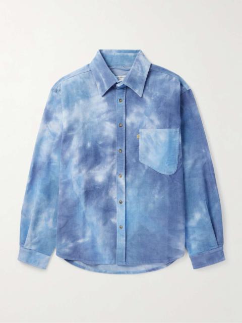 Tie-Dyed Cotton-Corduroy Shirt