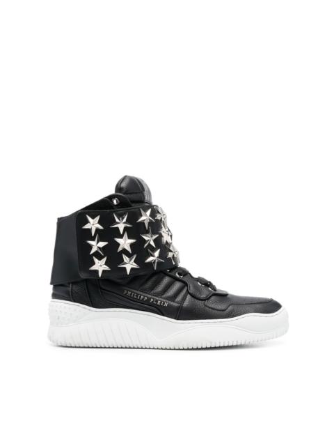 Thunder high-top start sneakers