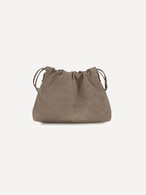 Suede Pouch Bag
