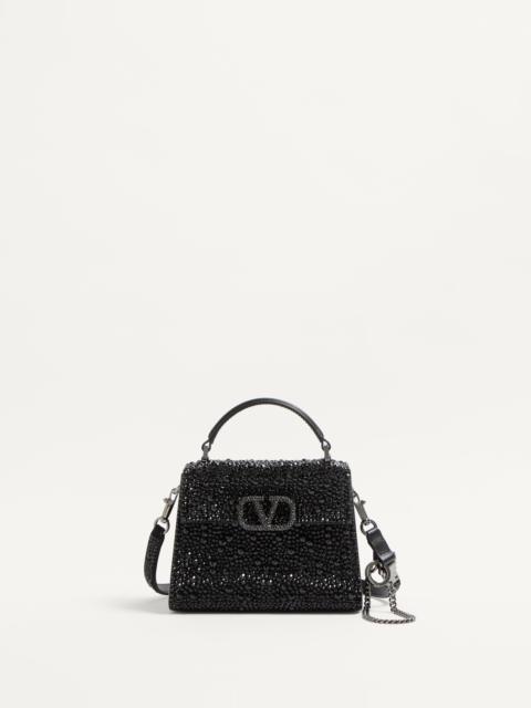 MINI VSLING HANDBAG WITH SPARKLING EMBROIDERY
