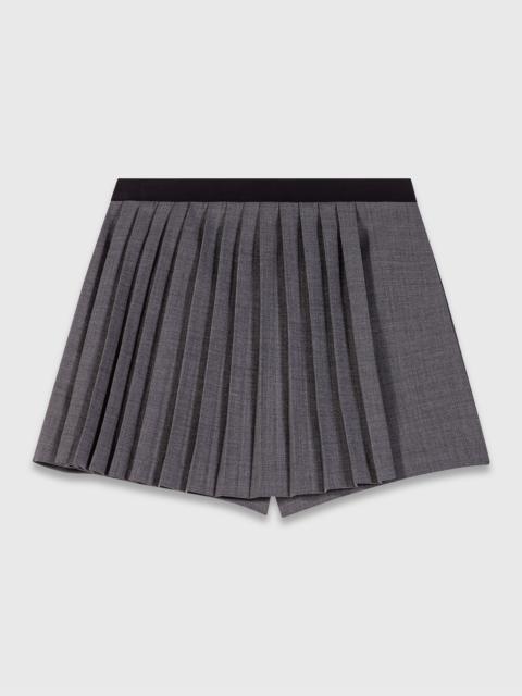 Pleated skort