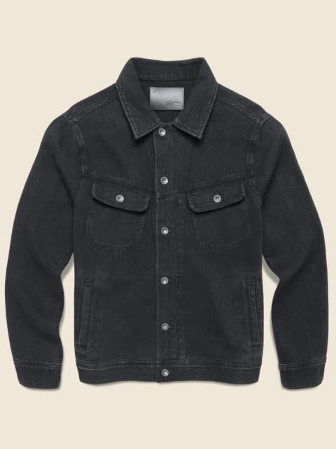 Long Haul Jacket - Black Indigo Waffle