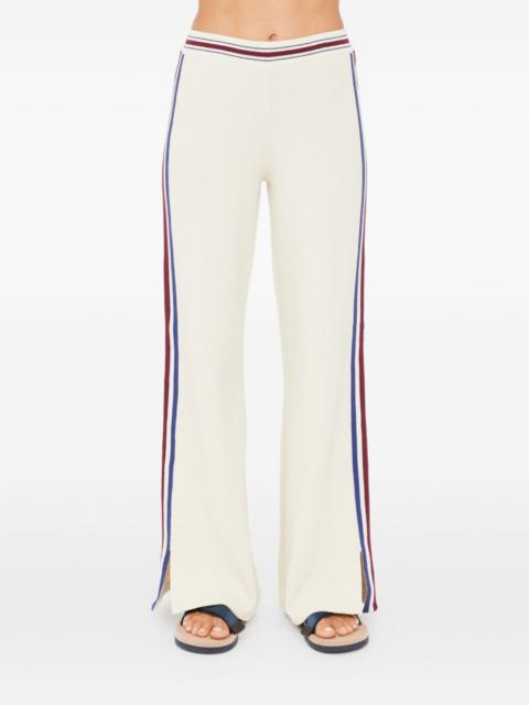 Adesa Kansas striped knit trousers
