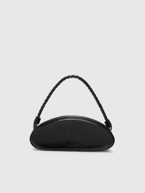 Black patent leather MSGM handbag