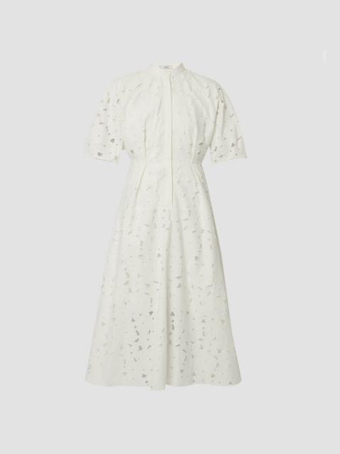 SHORT SLEEVE MIDI SHIRT DRESS