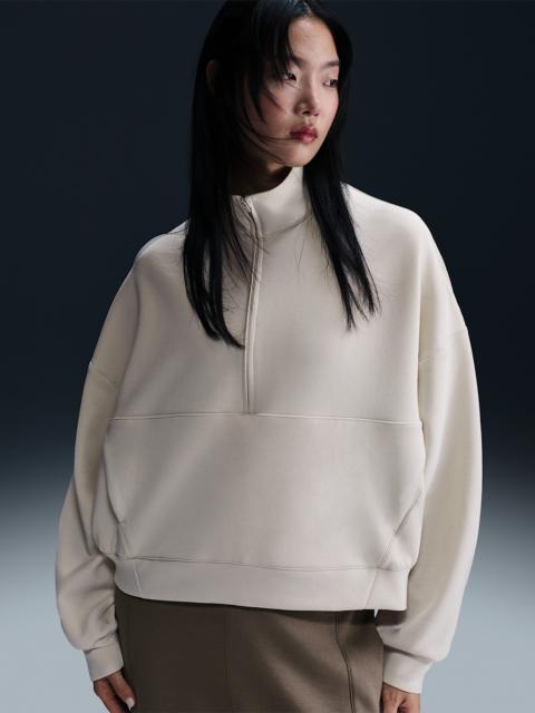 Nike 24.7 ImpossiblySoft Women's Dri-FIT Oversized 1/2-Zip Top