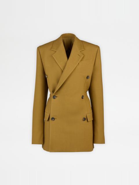 JACKET IN WOOL - GREEN