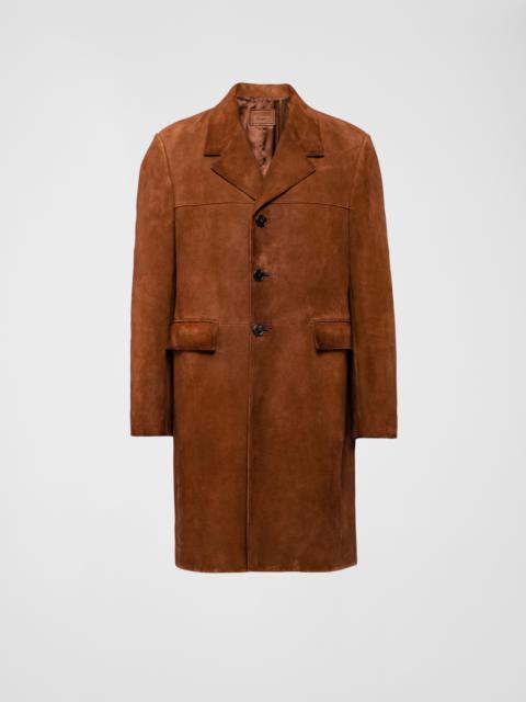 Suede coat