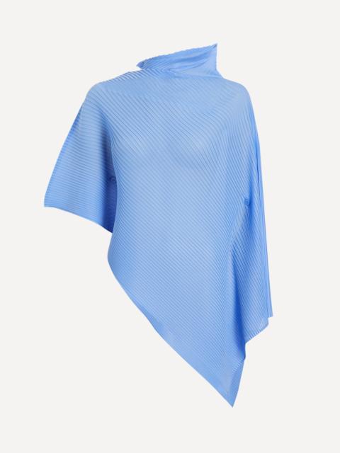 SHEER SCARF PLEATS Top