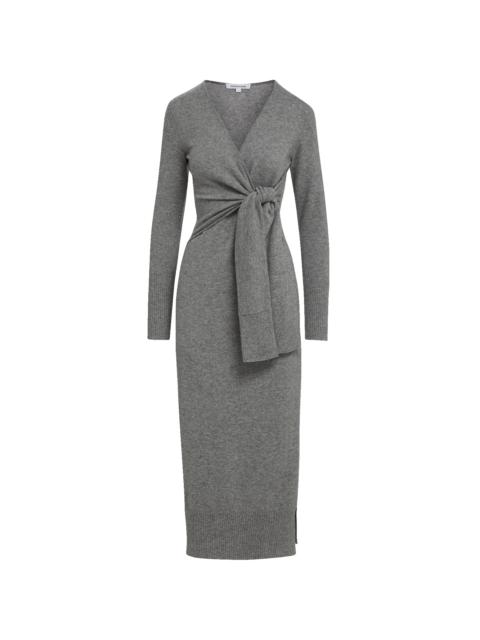 SALOMEZ WRAP MIDI DRESS