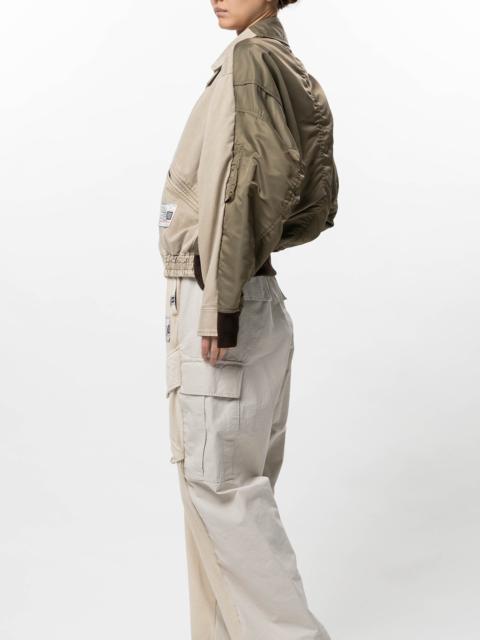 Front Back Combined Zip-up Jacket