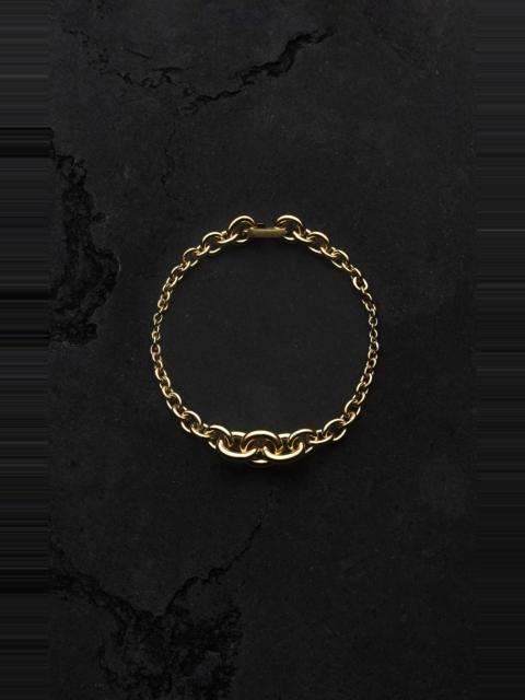 GRADUATED CHAIN BRACELET IN 18K YELLOW GOLD