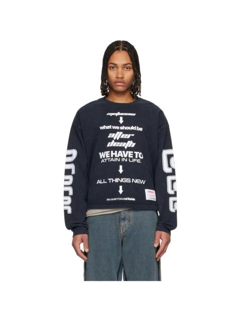 Black 'After Death' CVA LS T-shirt