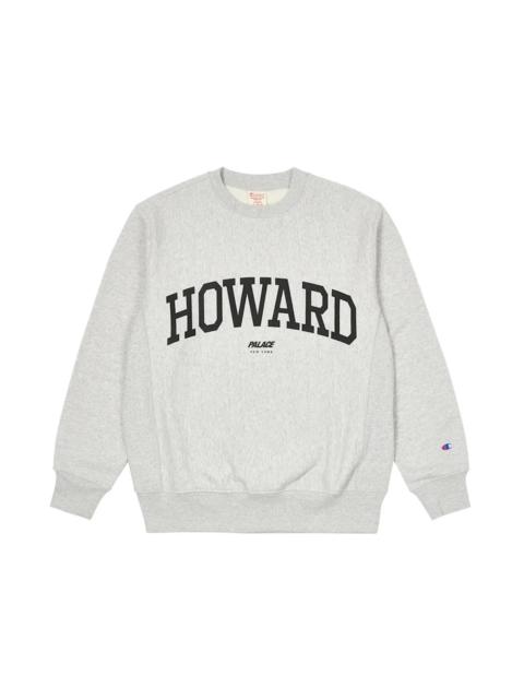 Palace Champion Shop Howard Crew Grey Marl