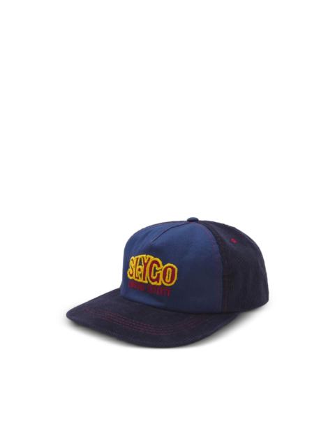 Slygo embroidered corduroy cap