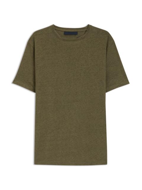 BECKHAM X BOSS T-SHIRT IN SOFT LINEN