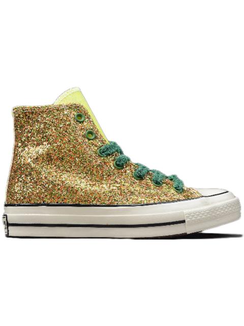 Converse Chuck Taylor All Star 70 Hi JW Anderson Glitter Gold Silver