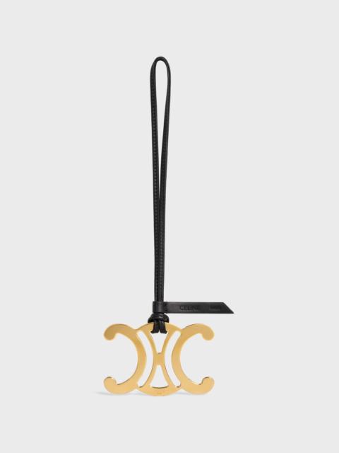 MAXI TRIOMPHE CHARM IN METAL AND SMOOTH LAMBSKIN