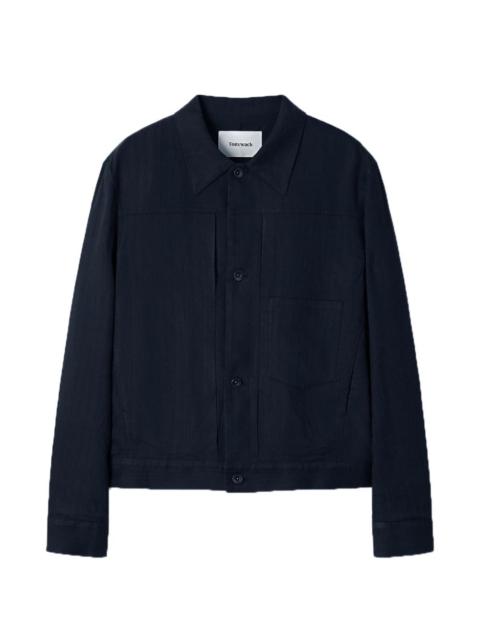 buttoned shirt jacket