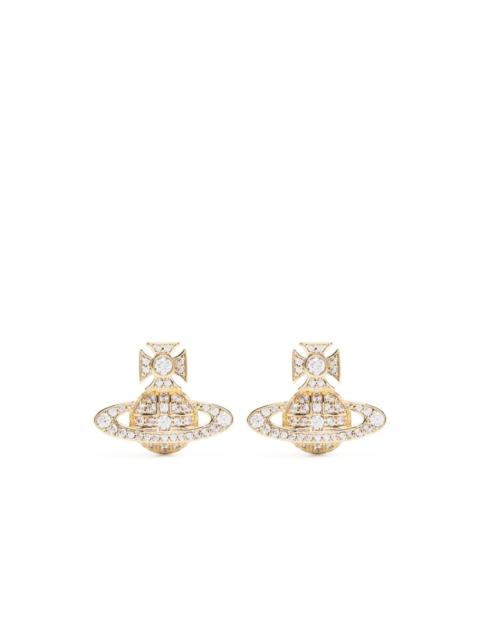 Orb crystal-embellished stud earrings