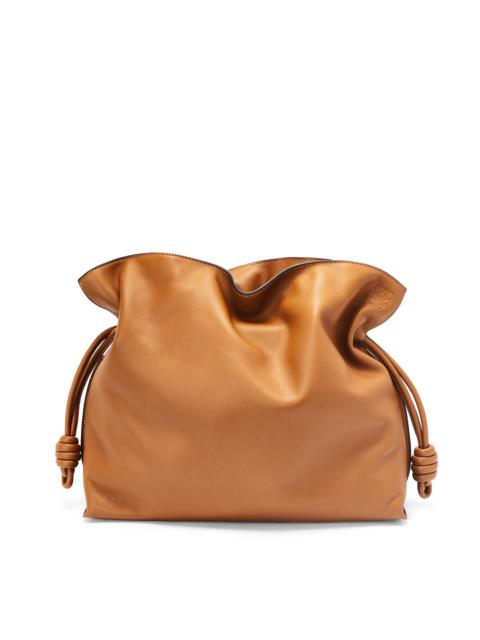 Large Flamenco clutch in nappa calfskin