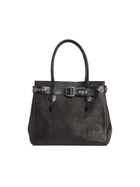 leather tote bag