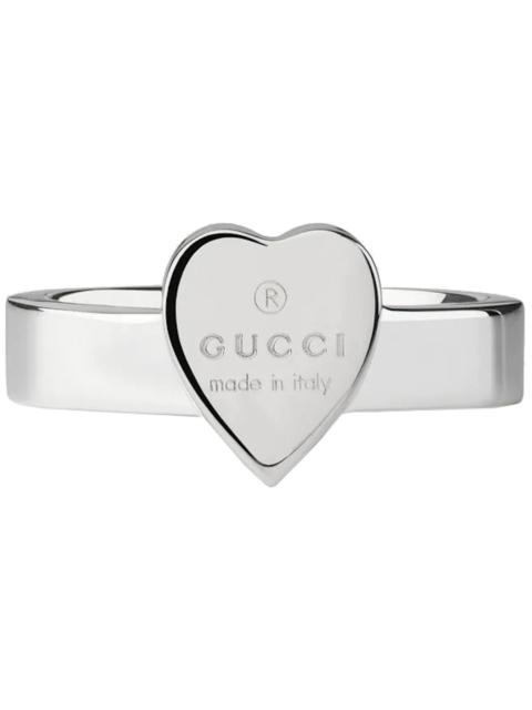 Gucci Heart Ring Silver