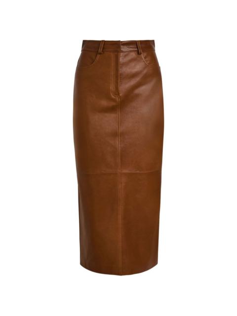 Nour Hammour panelled skirt