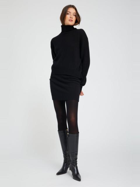 BLACK CASHMERE MIA SKIRT