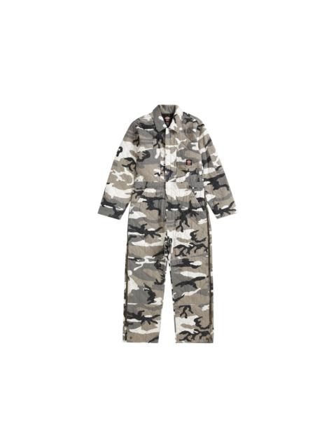 Supreme Dickies Quilted Denim Coverall Grey Camo