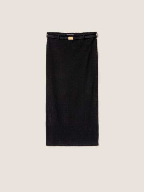 Viscose skirt