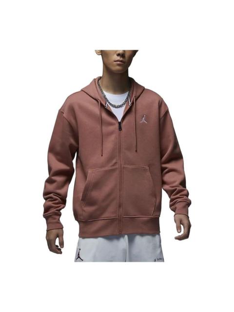 Air Jordan Full-Zip Fleece Hoodie 'Burgundy' FJ7772-810