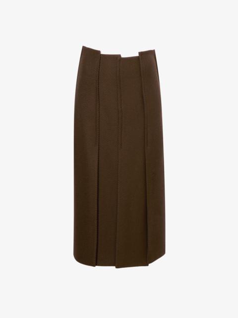 Diane Skirt in Wool Twill