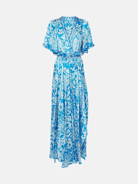 Mabelle printed maxi dress